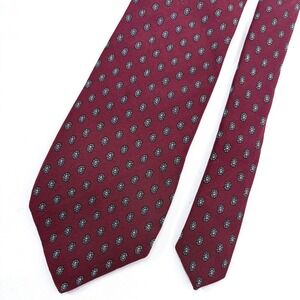 Briar Napoleon's‎ Closet Mens Burgundy Paisley Silk Necktie